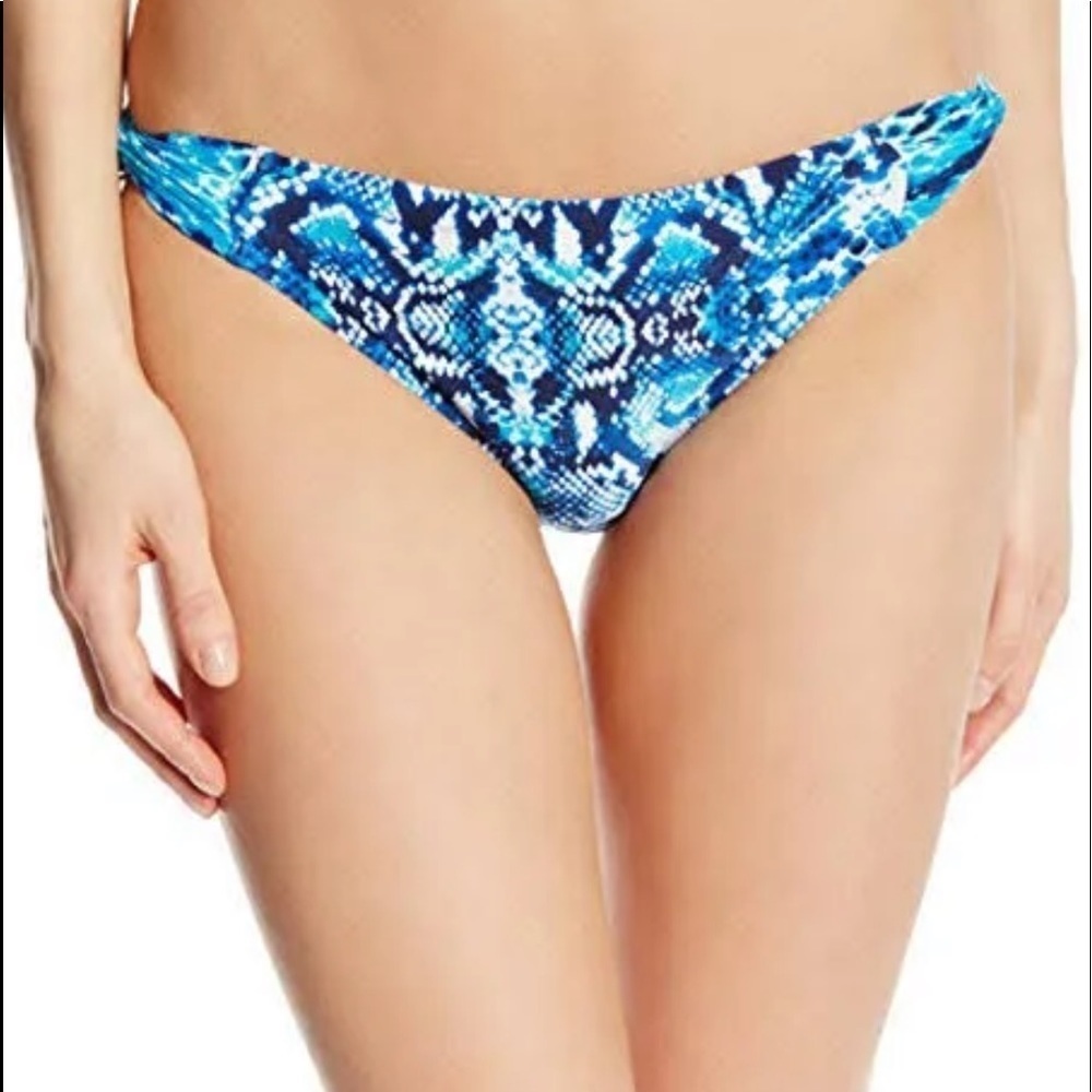 Coco Reef, Grotto Snake Bikini Bottoms, Drawn Sides, Excellent Condition,Size XL